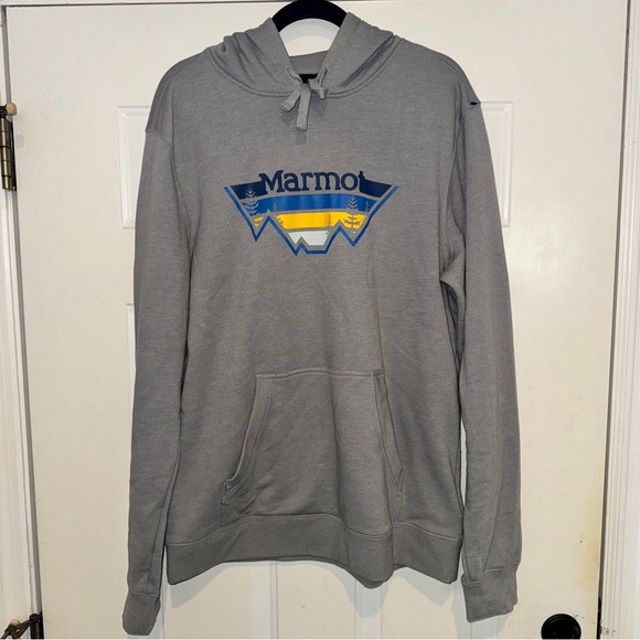 Marmot Hooded Sweatshirt Hoodie - Picture 2 of 6